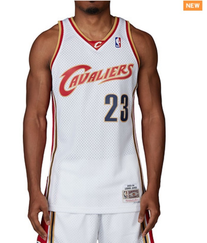 cavs jersey white